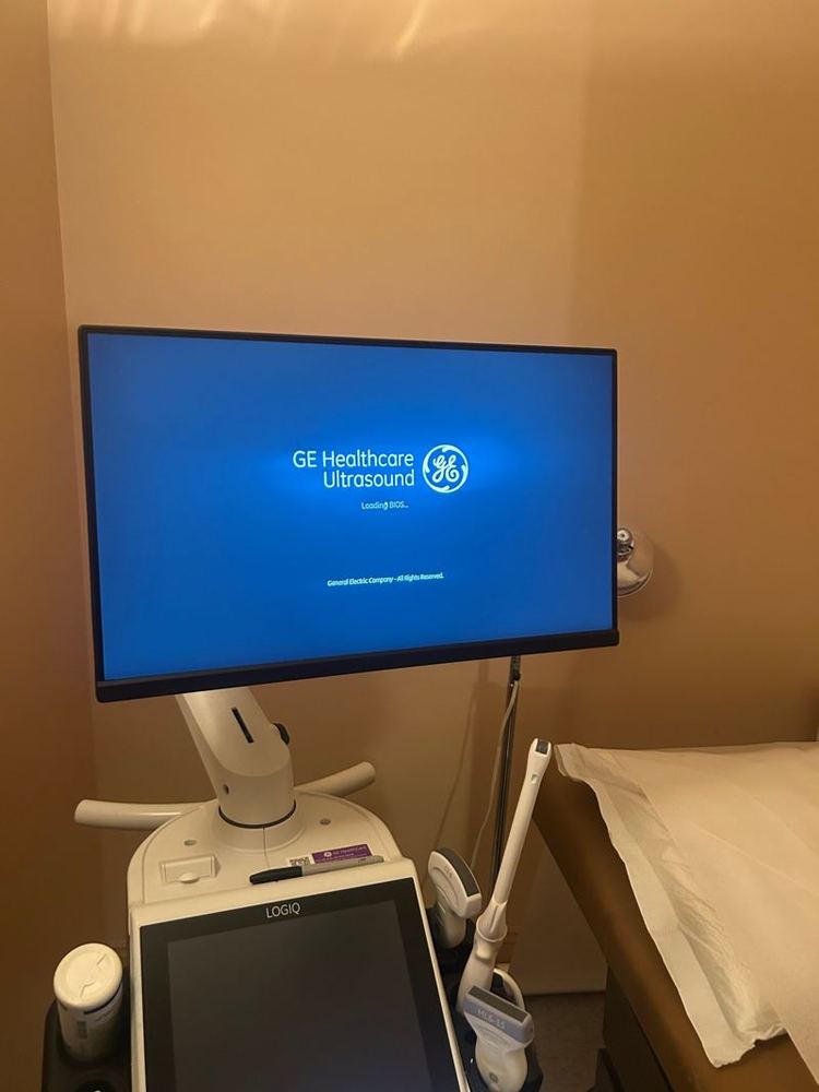 GE Healthcare Ultrasound system screen